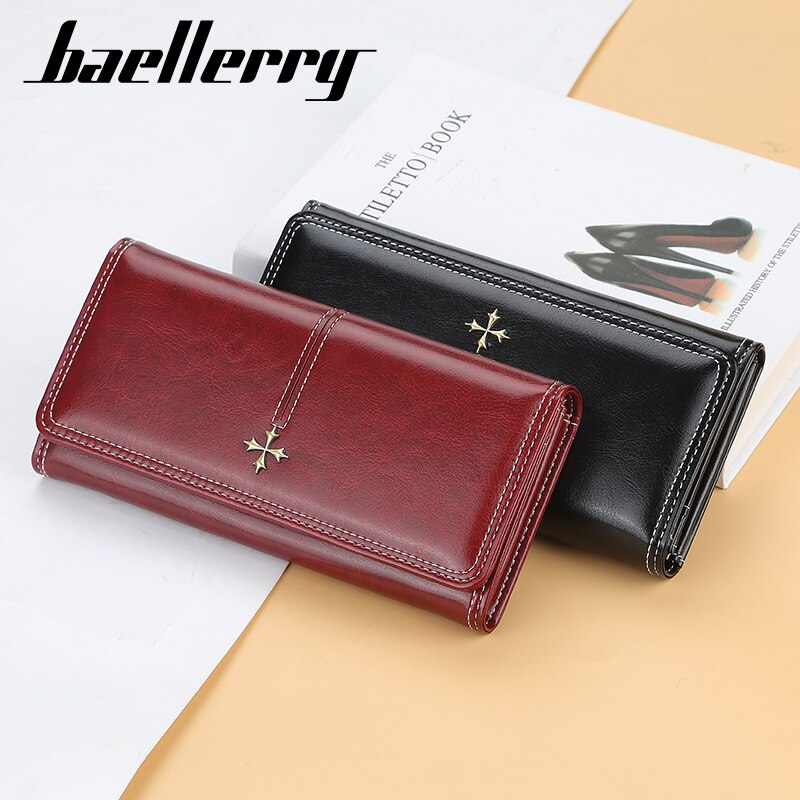 Long Women Wallets Card Holder Sequined Female Purse PU Leather Zipper Brand Wallet For Women