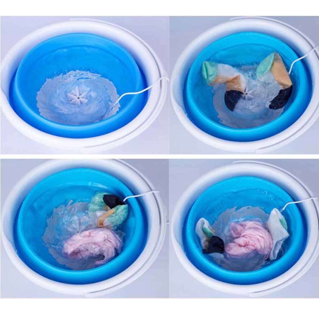Plastic Folding Mini Home Travel Laundry Machine Portable Laundry Machine