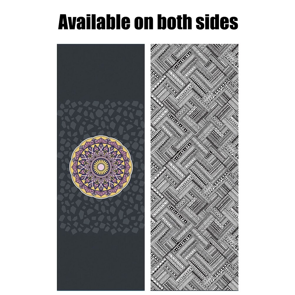 Portable Antislip Microfiber Gedrukt Yoga Mat Handdoeken Zachte Fitness Deken Workout Sport Reizen Thuis Yoga Mat Quick-drogen