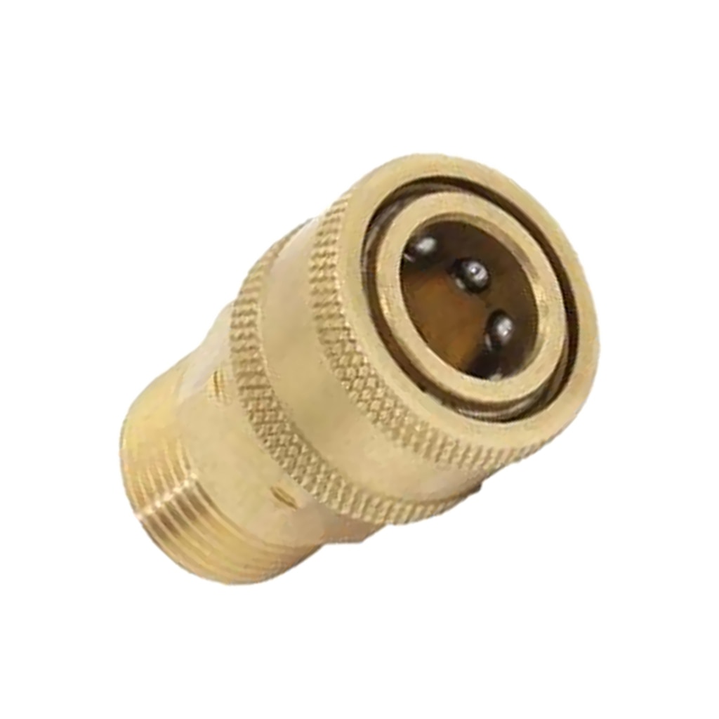 Hogedrukreiniger Connector M22 Om 1/4 Inch Mannelijke Adapter Koppeling, Messing