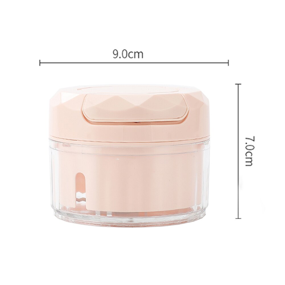 Monitoiminen mini-lihamylly käsikäyttöinen ruokasilppuri lihamylly mikseri tehosekoitin pilkkoa lihaa hedelmät vihannekset pähkinät silppurit työkalut: Beige