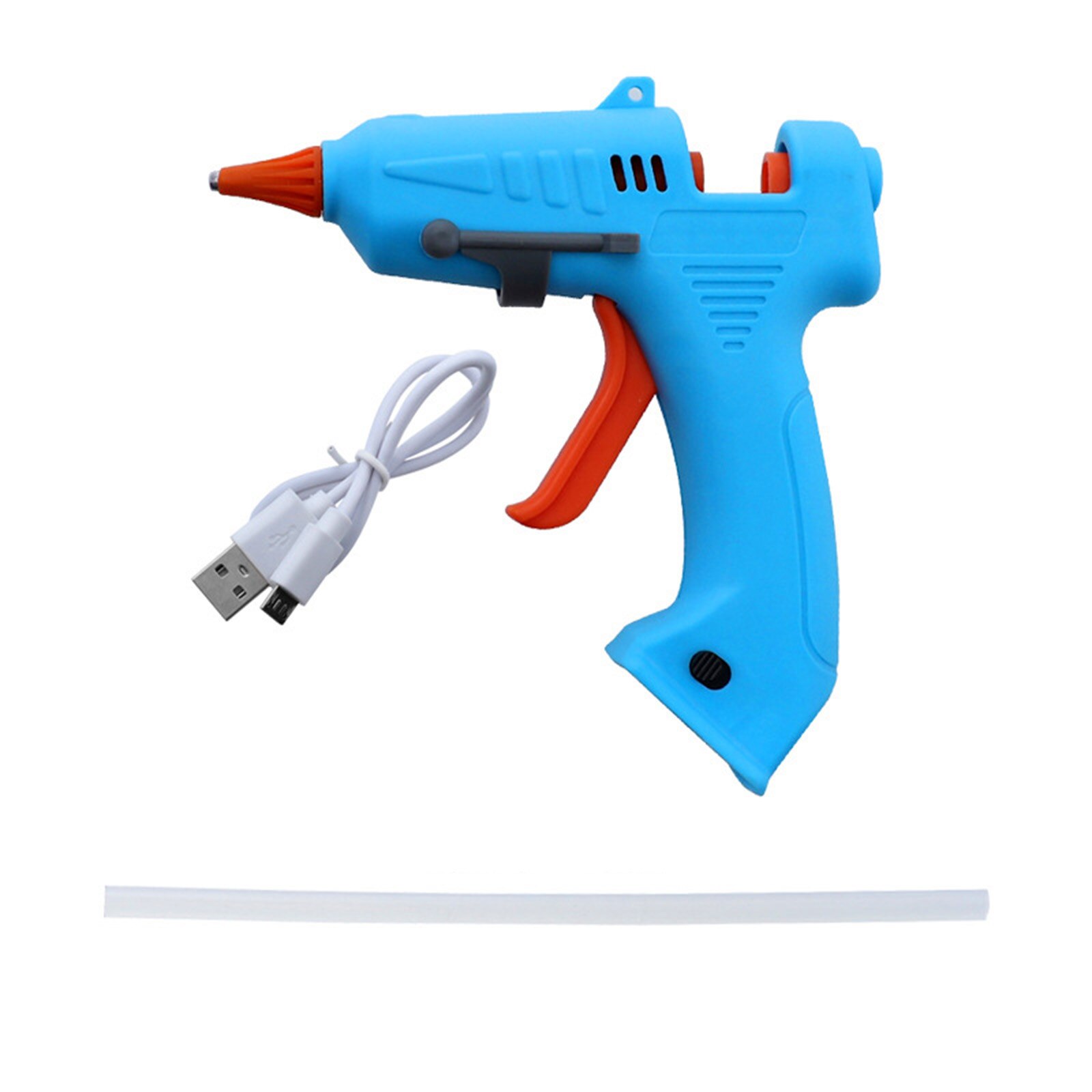Cordless Glue Gun USB Charging Mini Glue Gun Kit with 30pcs Sticks for Crafts Decorations DIY Projects