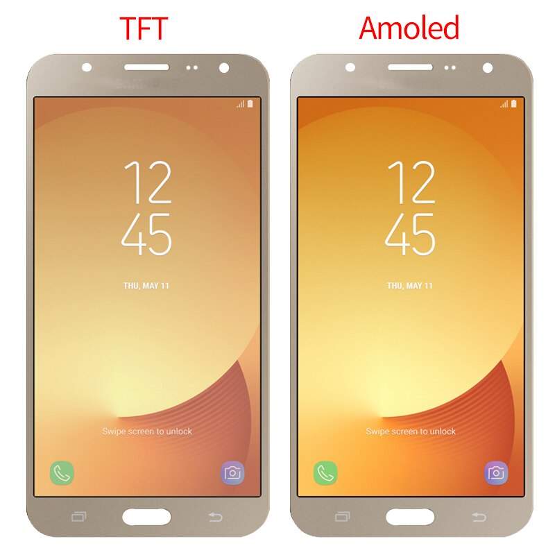 Super AMOLED Für Samsung Galaxis J7 J700 J700H J700M LCD Anzeige Touchscreen Digitizer Montage J700F LCD Anzeige