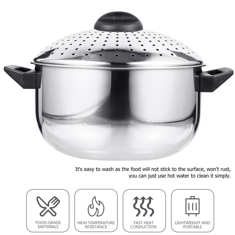 Roestvrijstalen Ketel Koken Noedels Pot Gestoofd Noedels Pot Kookgerei