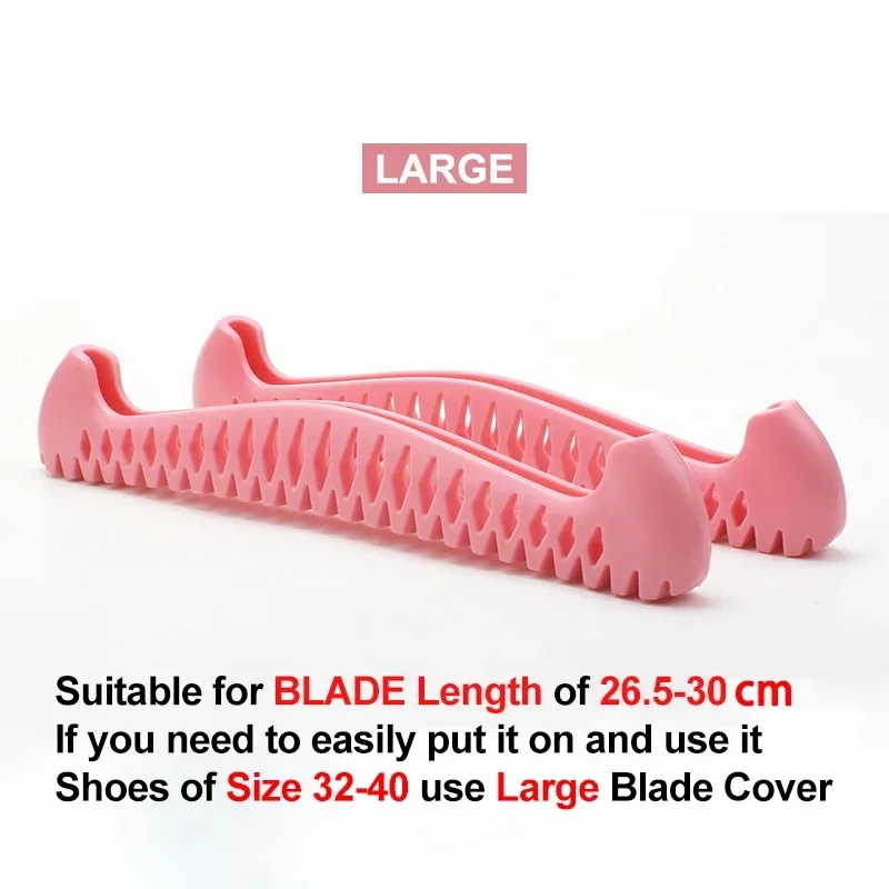 1 Pair Ice Hockey Figure Skate Blade Covers Adjustable TPU Material Ice Skate Blade Guards Ice Knife Blade Guard Skate Protector: Clear