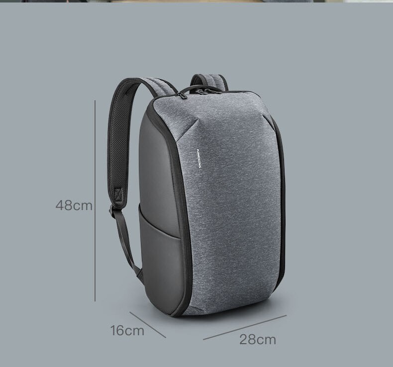 Kingsons Laptop Rucksack Männer Faltbare 15 zoll Multifunktions Wasserdichte Reise Rucksäcke Anti-dieb männlichen schule taschen: Default Title