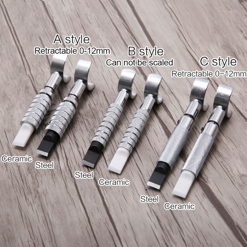 Leather Handwork Tool Rotary Swivel Knife Nicking Tool Ceramic Knife Head Perfect for Manual Leather with Extra Angle & Blades