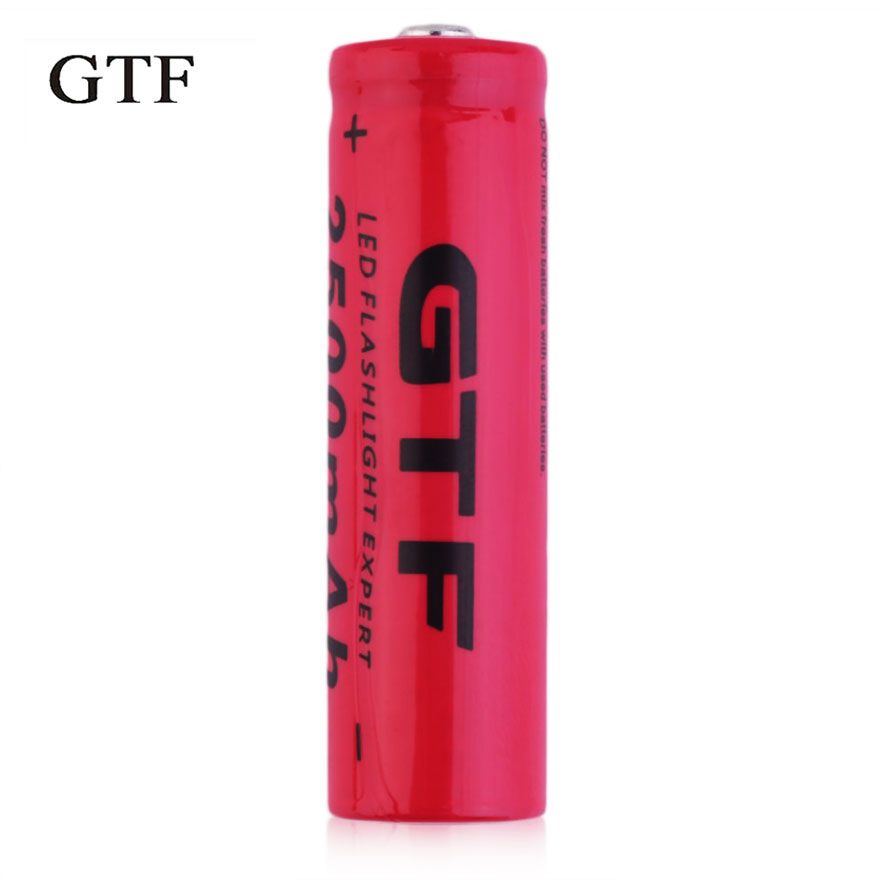 Gtf 14500 Lithium Batterij 3.7V 2500Mah 14500 Aa Oplaadbare Li-Ion Batterij Voor Led Zaklamp Speelgoed Klok Camera Afstandsbediening controle