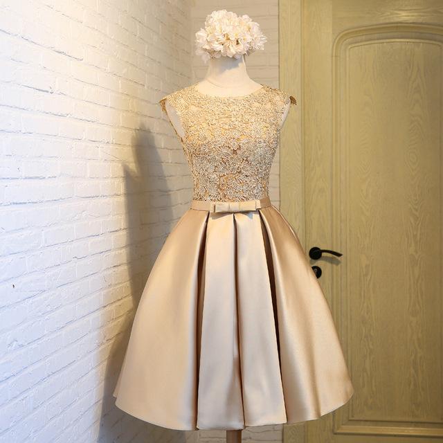 Blonde mini aftenkjoler qi pao kvinder traditionelle kinesiske tøj kjole cheongsam pink værtskjole qipao: Champage / Xl