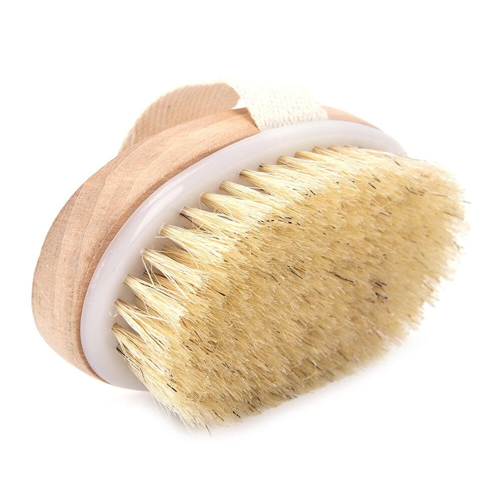 seca piel cuerpo Cerda Natural cepillo de masaje suave cepillo para SPA baño Baño cepillo de masaje