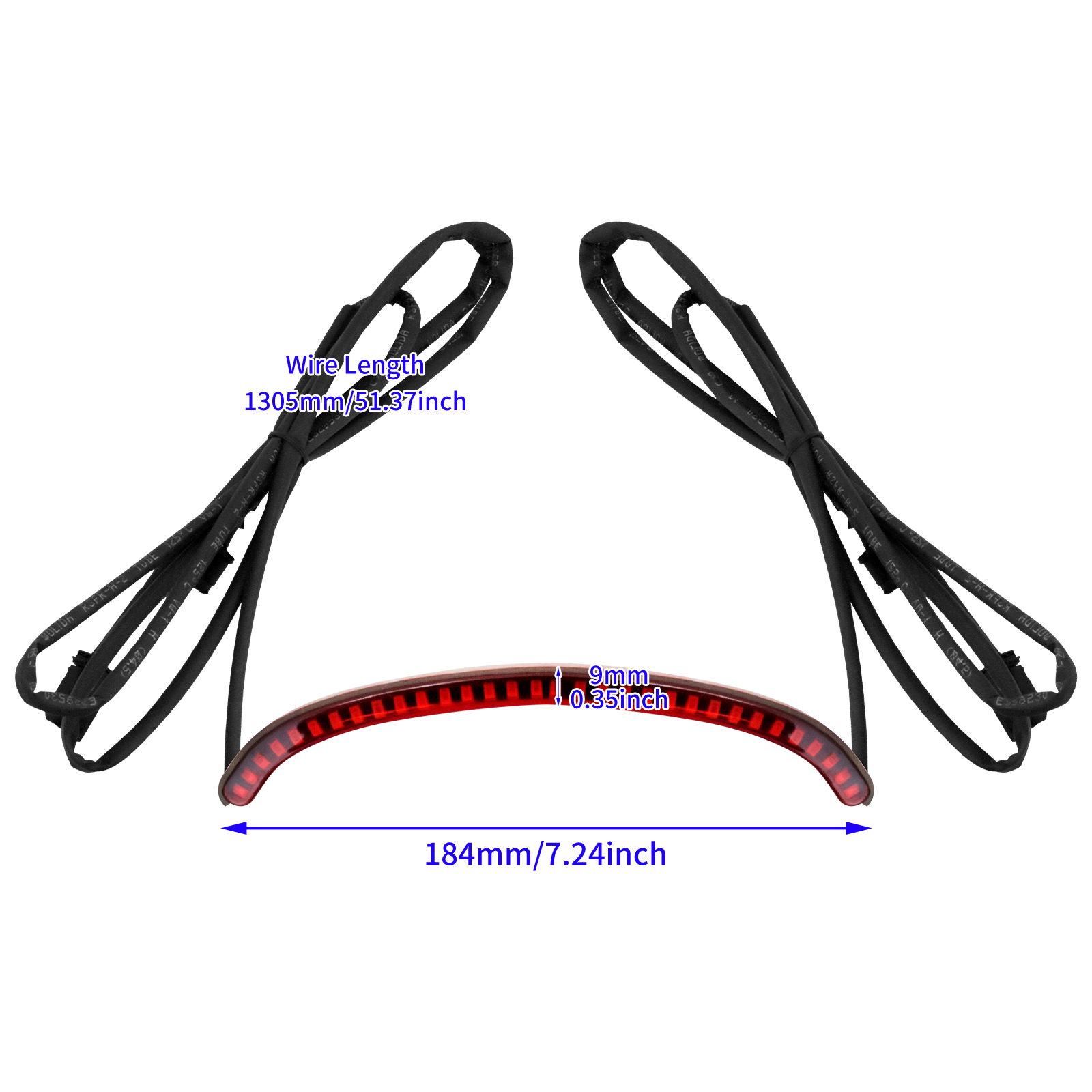 Feu arrière de moto à LED pour Harley Softail Heritage FatBoy Slim, assemblage de clignotant, feu de stop, Standard 18-22