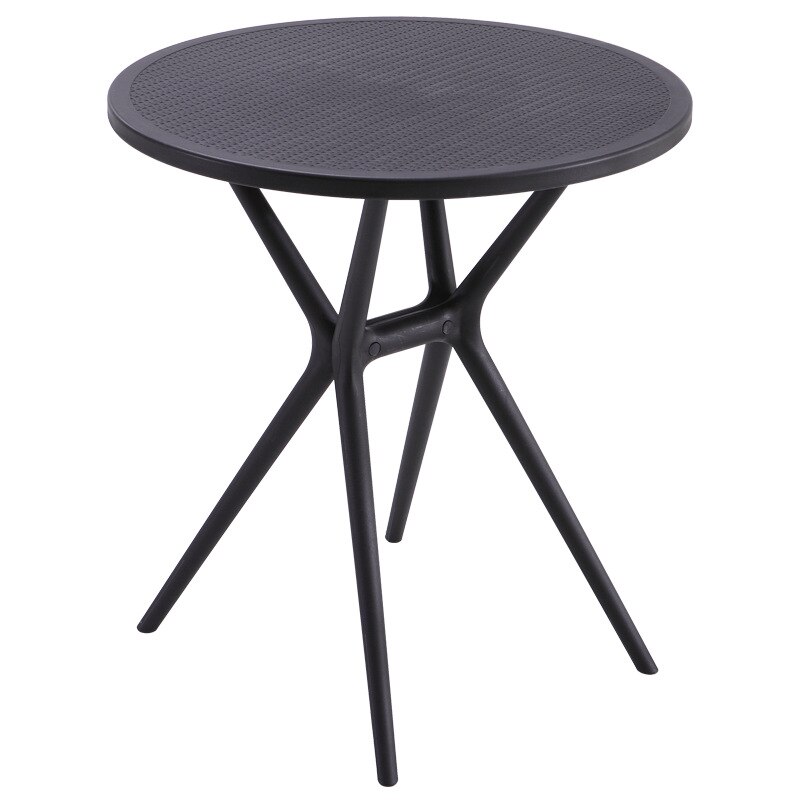 Folding dining table Nordic simple plastic folding table home eating round table dormitory bedroom table stall table