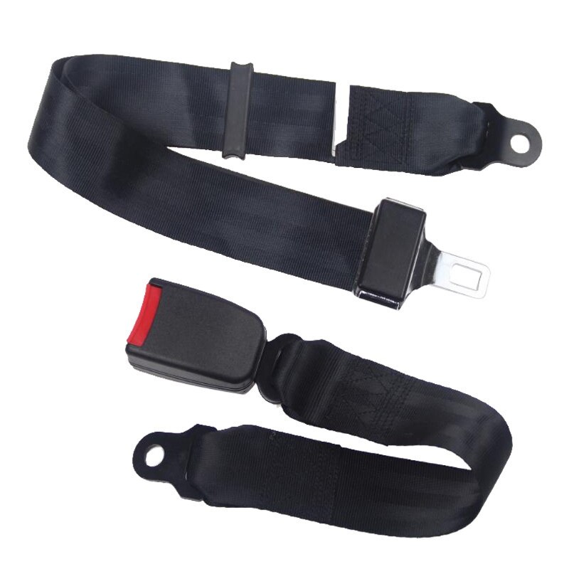 Safety Two Point Adjustable Belt Black Universal Car Vehicle Seat Belt Extension Extender Strap