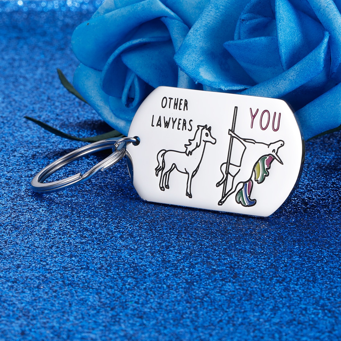 Lawyer Keychain for Judge Attorney Paralegal Prosecutor Law School Graduate Student Physician Appreciation Day