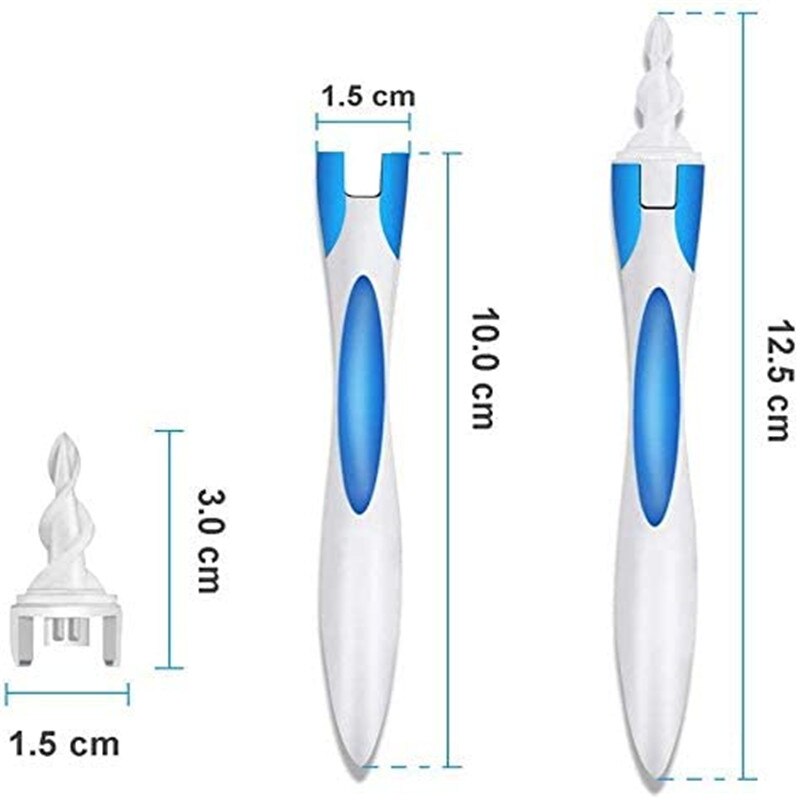 Oorreiniger Ear Wax Removal Tool Zachte Spiraal Oorsmeer Wisser Kit Gezondheid Oordoppen Gehoorapparaat Smart Oor Zorg gereedschap