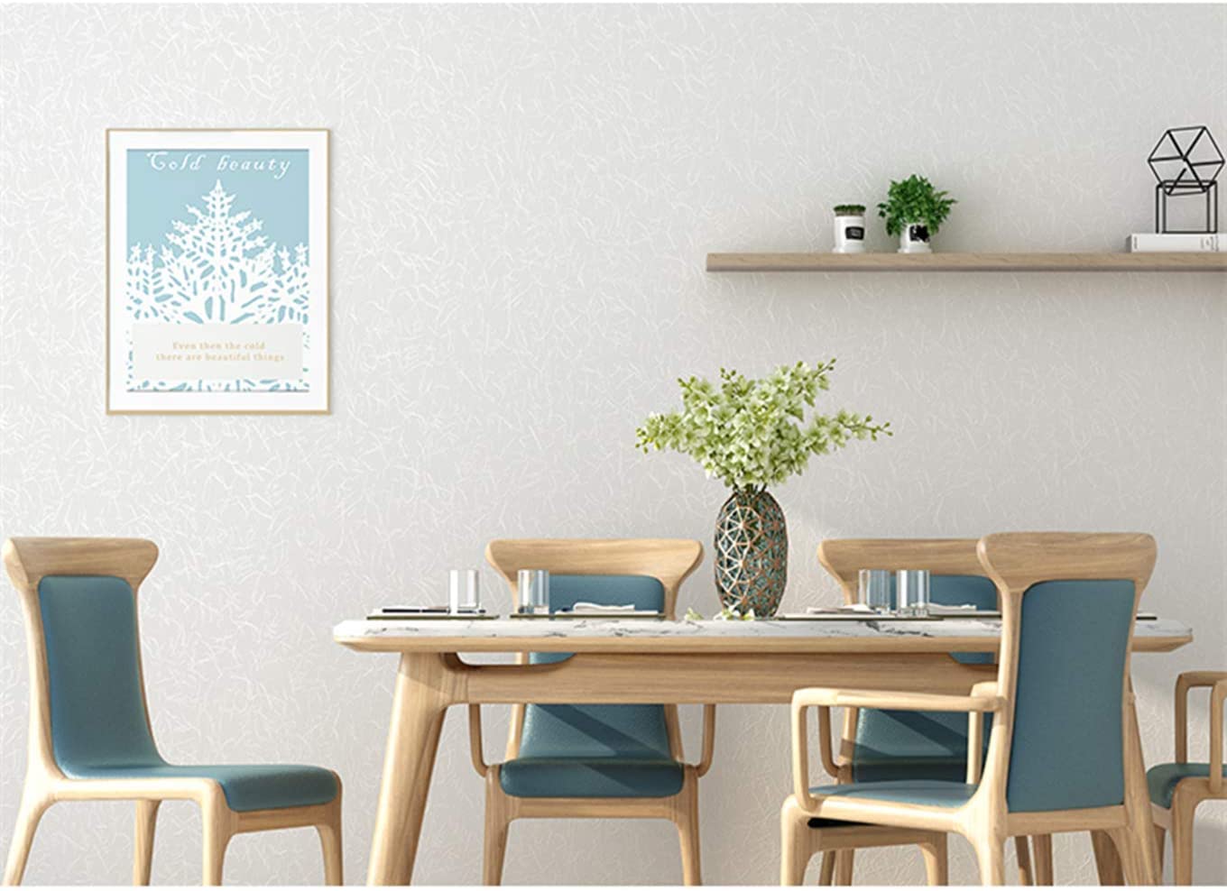 Papel tapiz autoadhesivo de Color sólido blanco, película de vinilo extraíble en relieve, despegar y pegar, Blanco/Negro/rosa/azul/plateado