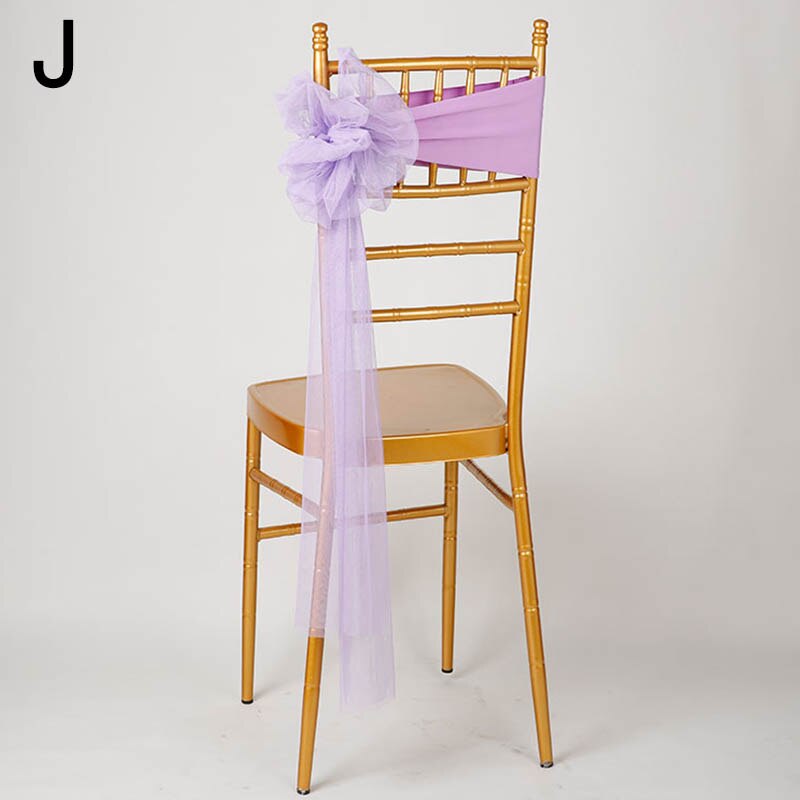 Bandas de satén para silla de boda, cintas para sillas de , cubierta de nudo para silla de decoración, lazo para silla de banquete, color dorado y rosa, novedad: J