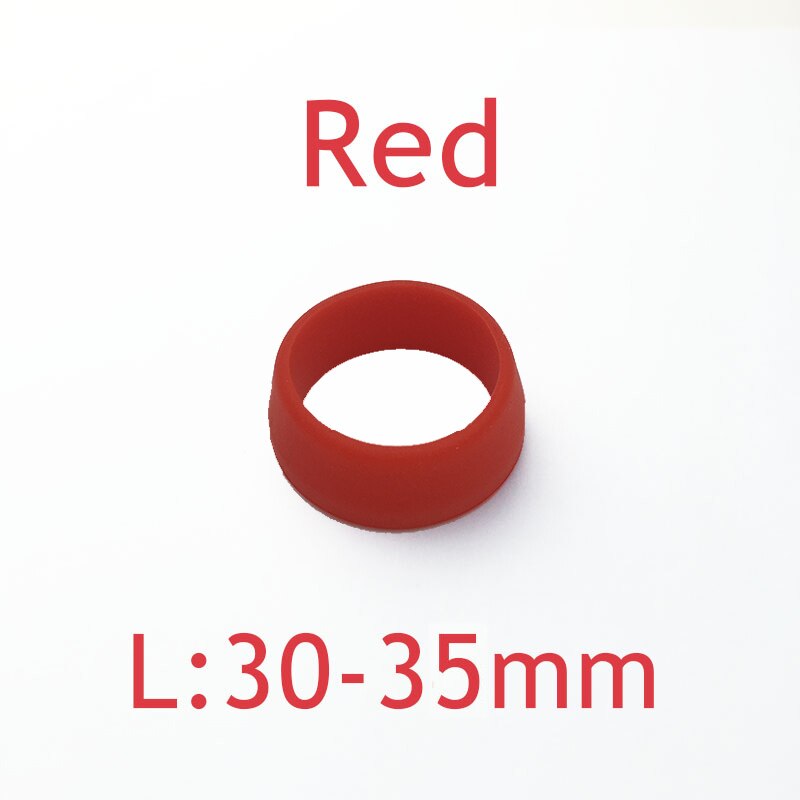 RISK Waterproof Silicone Ring Gasket for Bicycle Seatpost Protection MTB Mountain Road Bike Seat Post Dustproof Cover Washer: Red L