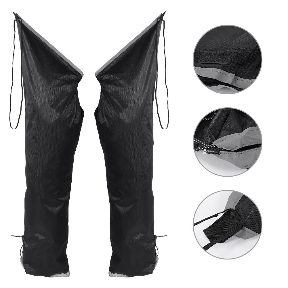 Wild fishing rain pants anti-dirty waterproof pants legs mountaineering hiking walking splash-proof simple portable rain pants: Default Title