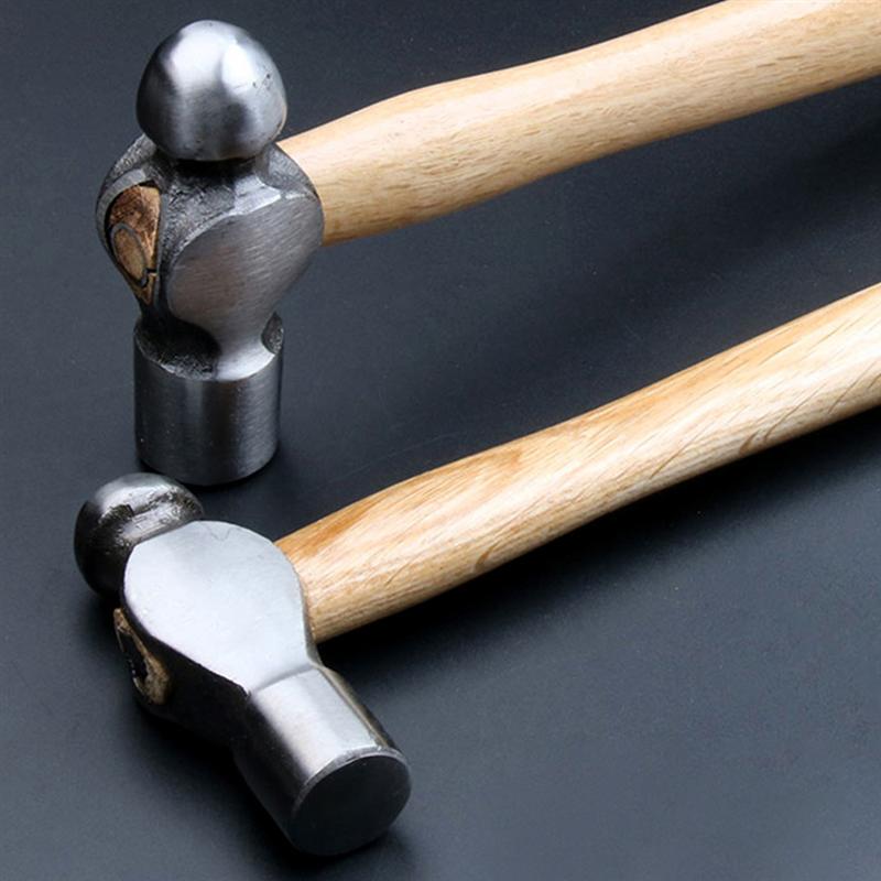 Bijoux chassant marteau acier au carbone forge gravure chassant rabotage manche en bois bijoux fournitures pour magasin (1.5P)