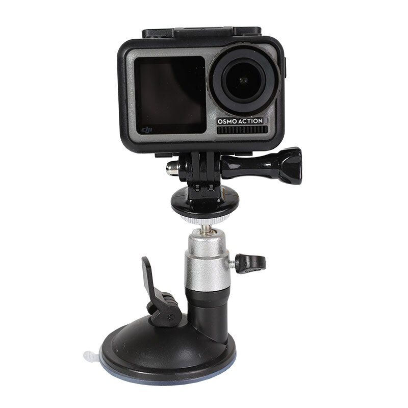 Zuignap Mount W/Ball Head Voor Dji Osmo Action Gopro Hero 8 7 6 5 4 Window Mount sony Yi 4K Sjcam Eken Arlo Camera Autohouder