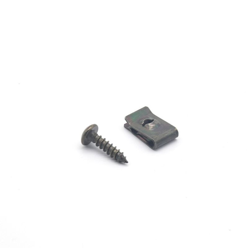 Kit de retenedor de tornillos de rosca para motocicleta M4/M5 tipo U antióxido