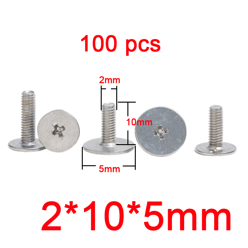 Hinge screw Screen shaft bracket screws Big head for laptop LCD top cover back case spiale screw M2 M2.5