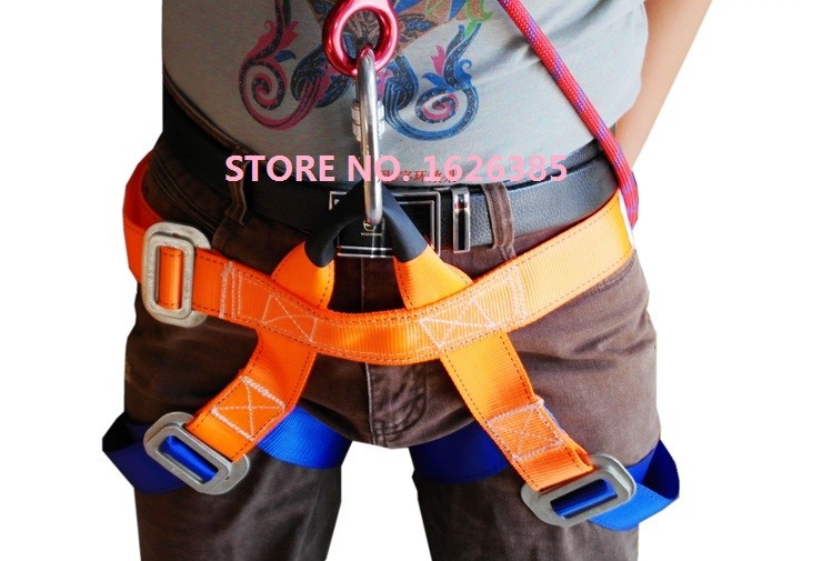 1.7M---1.8M Outdoor safety belt hiking altitude harness for mountaineering climbing, electrican pole waist , lifting sling