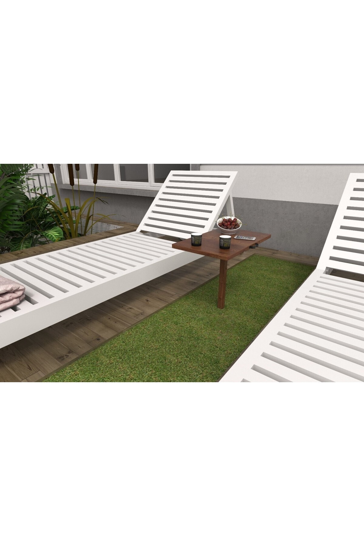 Wooden Portable Practical Picnic Table 30x40 and 2... – Grandado