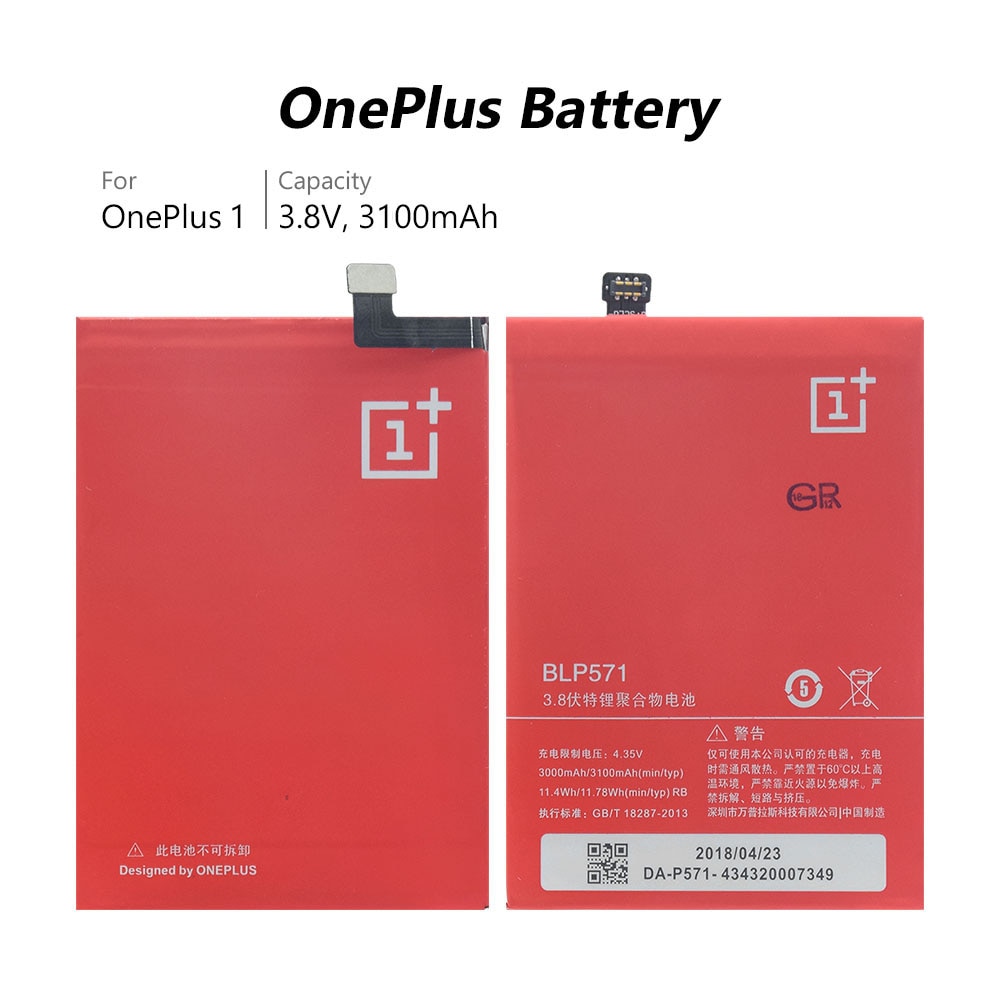 2019 litowa nowa bateria robić telefonu li-po BLP571 bateria zastępcza BLP 571 BLP-571 robić OnePlus jeden 1 + A0001 3100mAh