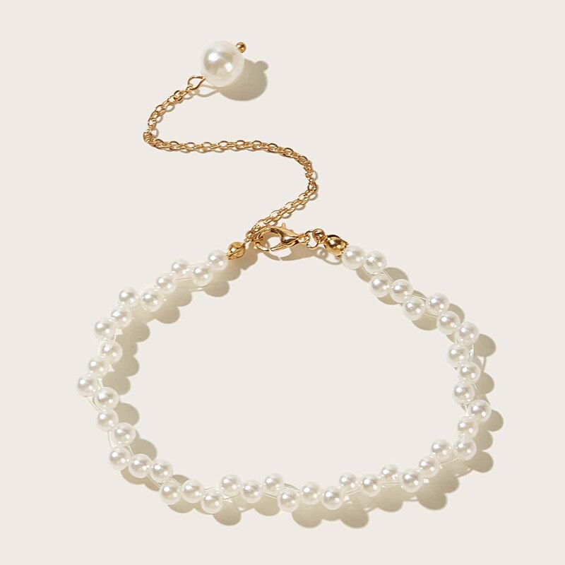 Docona 10 Styles Charm Pearl Butterfly Bracelet for Women Gothic Portrait Coin Colorful Dripping Oil Metal Bangle Jewelry: 8680