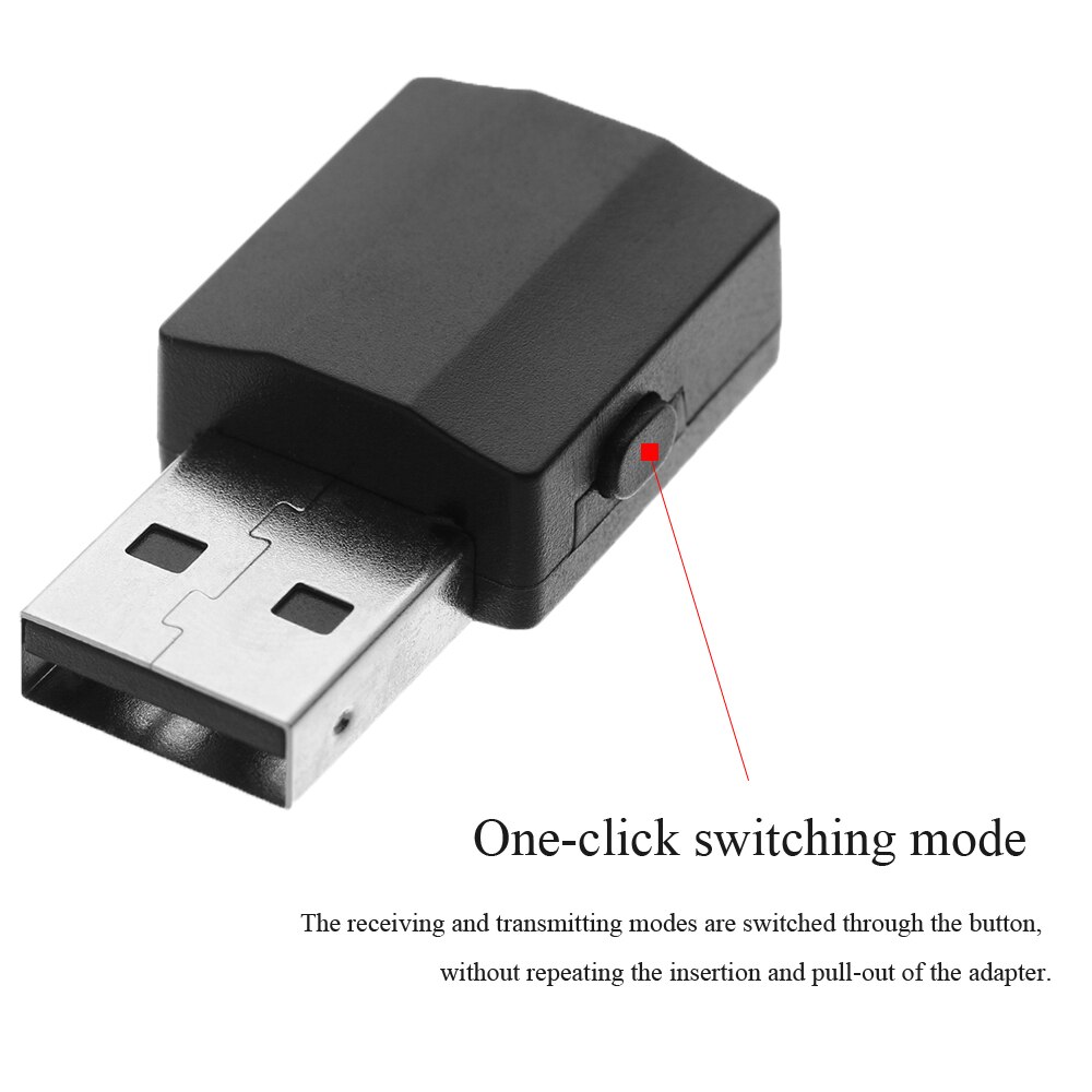 Mini 3.5mm AUX Stereo bezprzewodowy Adapter Bluetooth 5.0 nadajnik Bluetooth odbiornik samochodowy muzyka nadajnik Bluetooth do telewizora
