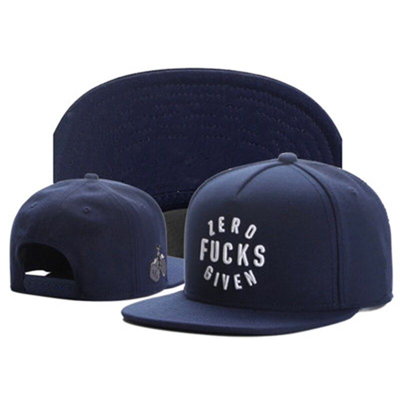 Nouvelle zéro donné casquette FUCKS hip hop chapeaux chapeau pour hommes femmes adulte en plein air décontracté soleil casquette de baseball: navy blue