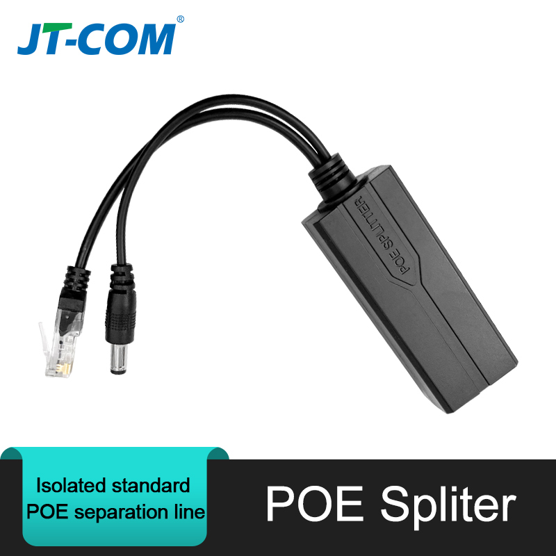 POE Splitter 48V To 12V POE Connectors Splitters Extender Injector IEEE802.3af/at 10/100M For Hikvision POE Splitters