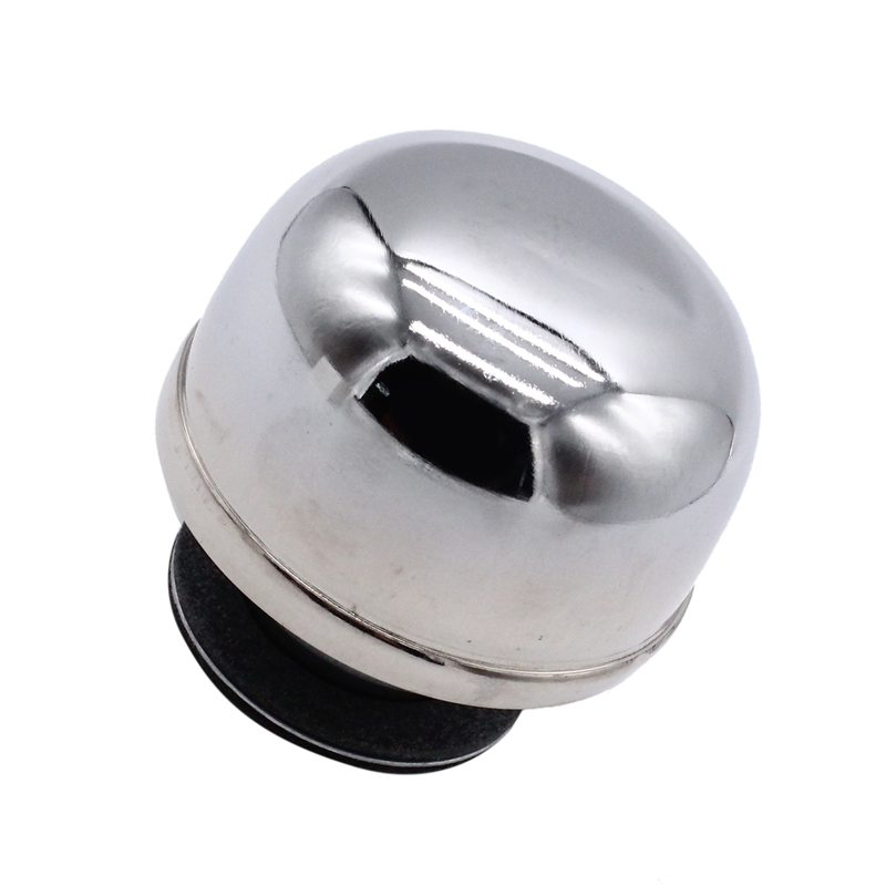 Oil Breather Cap Twist in on Chrome Valve Cover Oil Filler Cap for Chevy Pontiac A26