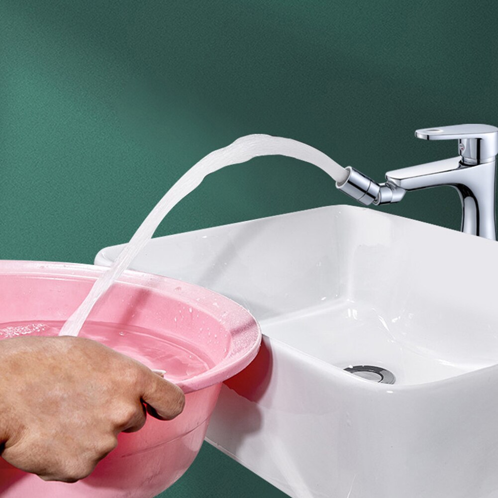 Boquilla de fregadero de cocina, cabezal de grifo Universal a prueba de salpicaduras, aireador de grifo giratorio de 720 grados, rociador de ahorro de agua para baño, filtro de lavabo