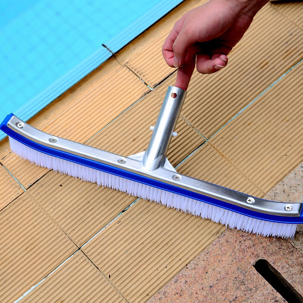 18 inch Swimming Pool Cleaning Tool Portable Tub Algae Cleaner Plastic Brush Frame Net Skimmer Cleaner Swimming Pool