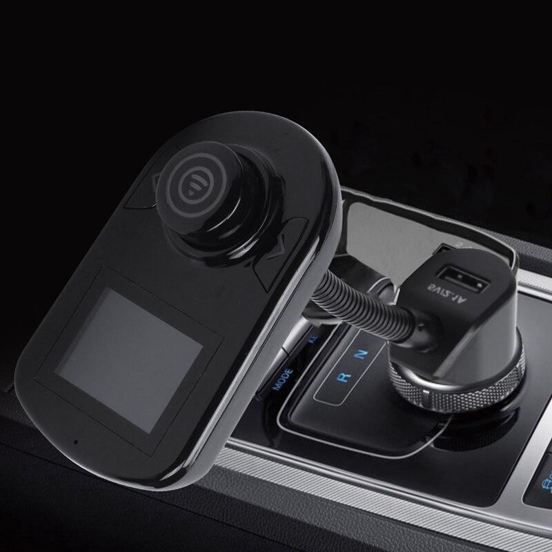 Transmisor Fm con Bluetooth para coche, coche inalámbrico transmisor Fm adaptador de Radio Kit de coche W Pantalla de 1,77 pulgadas soporta tarjeta Tf/Sd y U