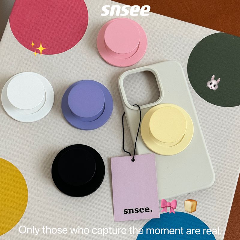 Acrylic Phone Grip Foldable Desktop Phone Holder Simple Phone Support Stand Ring for Iphone Huawei Xiaomi