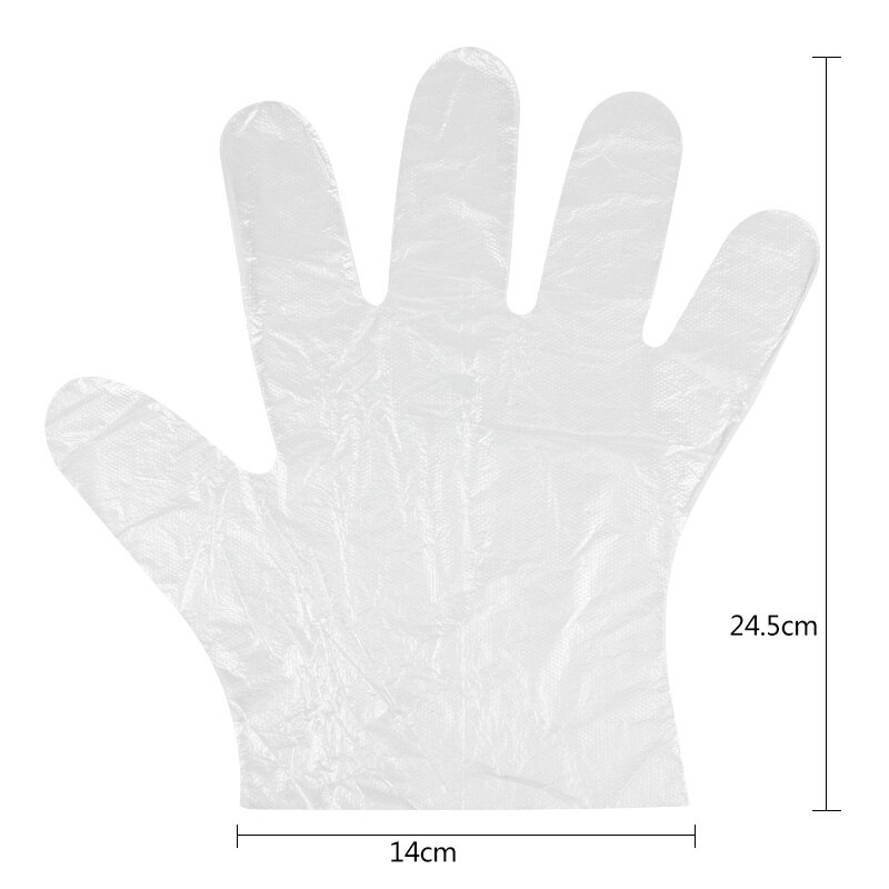 Guantes desechables de plástico transparente para cocina, herramientas sanitarias para cocina, barbacoa, baño, limpieza