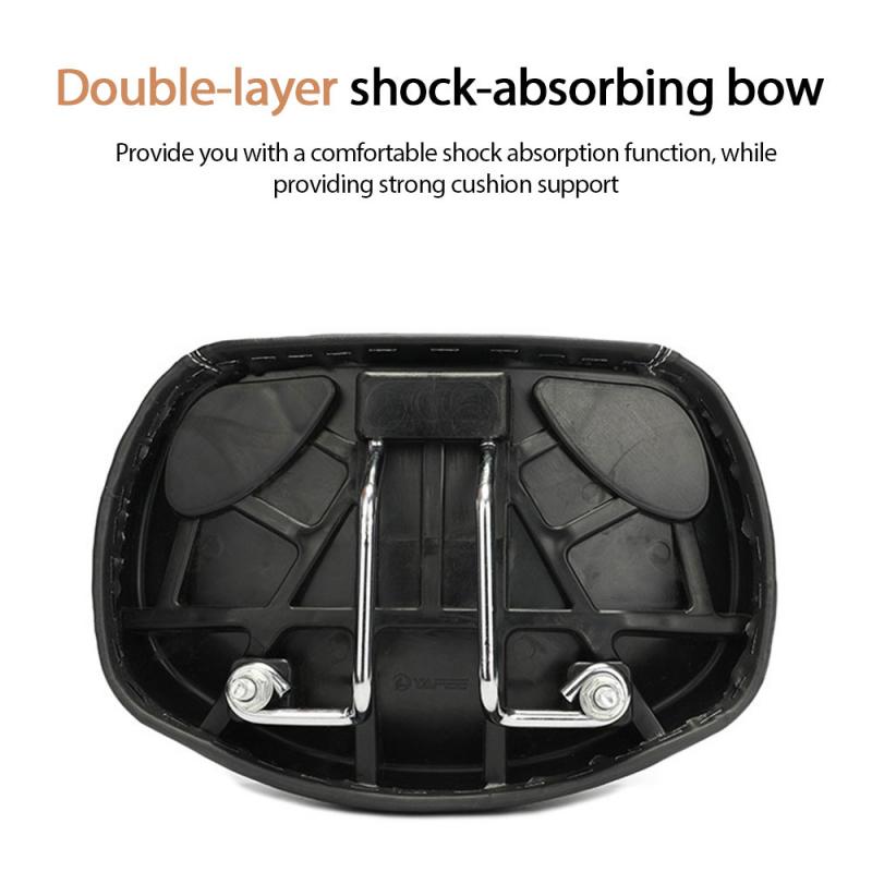 Big Ass Bike Bicycle Cycling Noseless Saddle Wide Large Soft PVC PU Pad Seat Big Butt Saddle Shock Resistance Seat