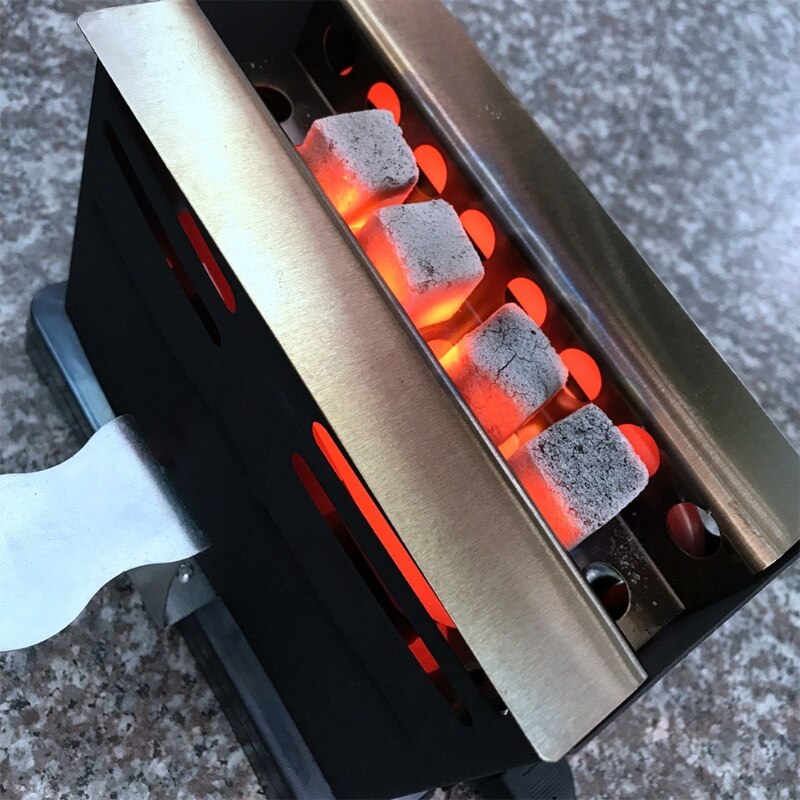 Mini estufa de carbón portátil, 800W, quemador eléctrico, horno de placa , cocina casera