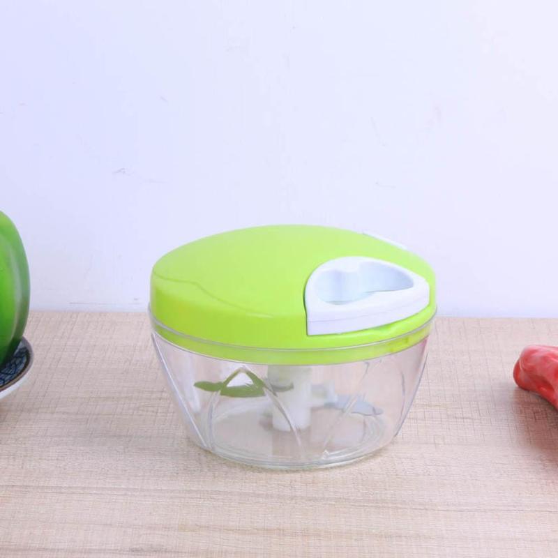 1Pc Manual Food Chopper Grinder Mincer Food Processor Shredder for Meat Fruit Salsa Pepper Onion Nut Hand-Powered Chopper Tool