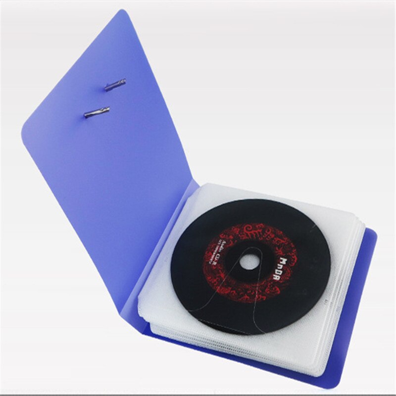 12 Plastic CD DVD Disc Double Sleeve Holder Clear Storage Case Package Disc Cover Dust-Proof Supplies Xmas