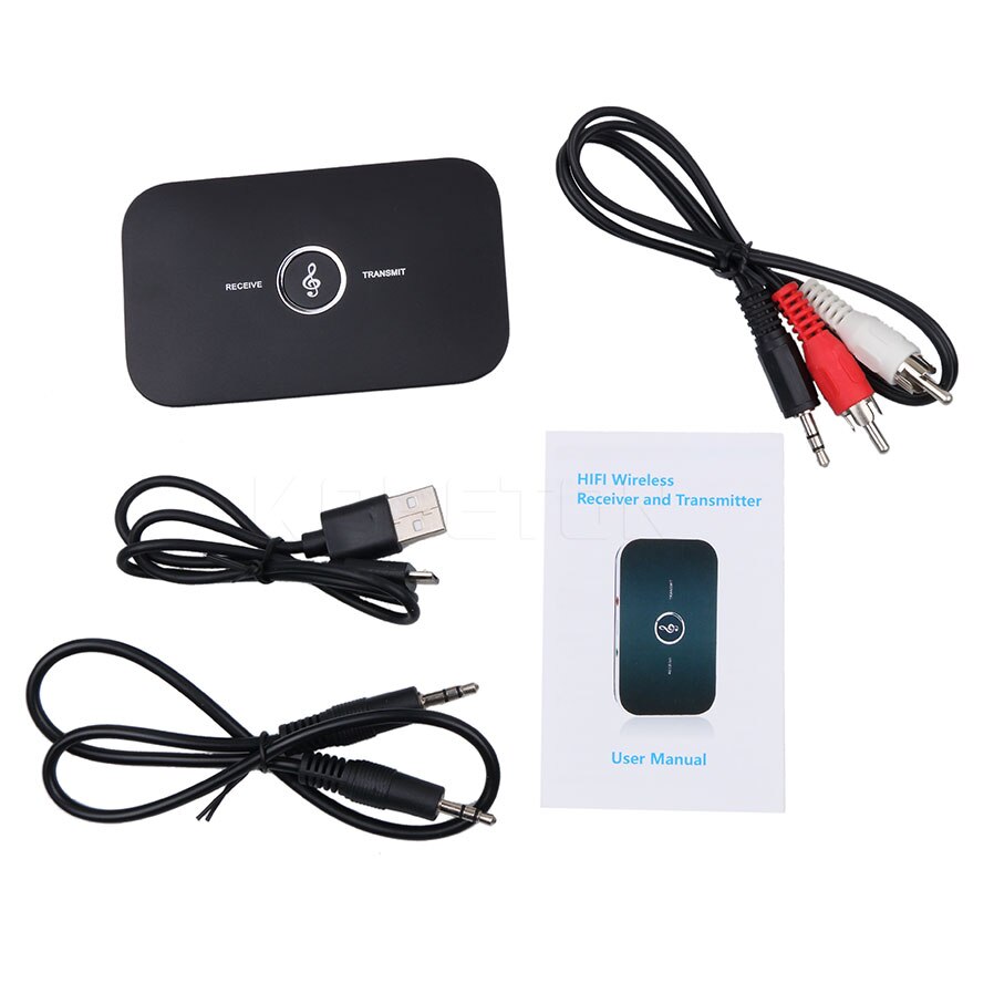Mini Hifi 2 in 1 Bluetooth 4.1 Audio Transmitter Receiver Wireless A2DP Player Aux 3.5mm Stereo Adapter Portable Player