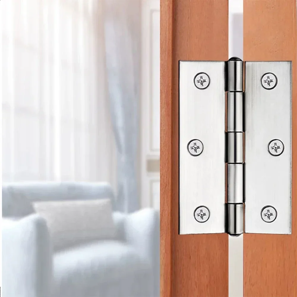 1-4 Polegada dobradiças de porta universal conector de aço inoxidável móveis gaveta armário montagem dobradiça portas de casa acessórios de ferragem