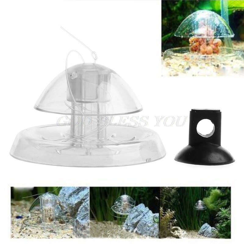 Clear Snail Trap Aquarium Fish Tank Plants Planarian Leech Catch Environment