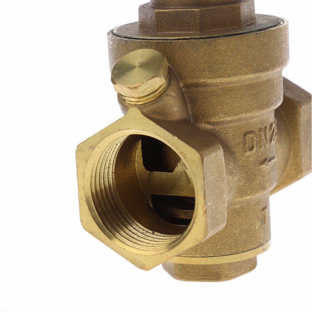 DN15/DN20/DN25 ajustable latón válvula Reguladora reductora de presión de agua PN 1,6