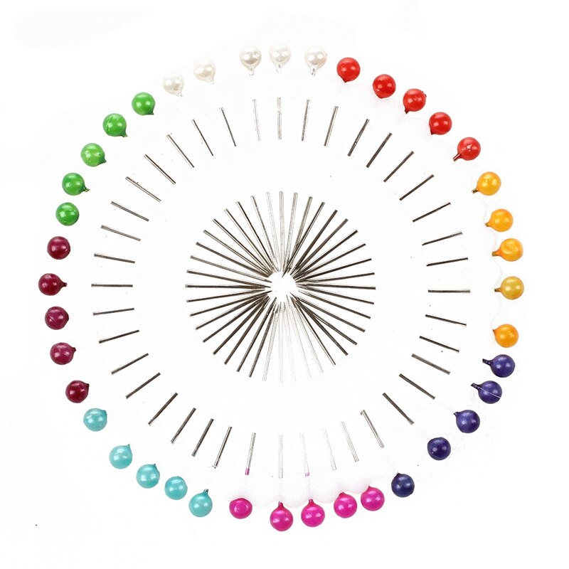 Craft Pin Wheel - 40 Pins - Ball Shaped Pin Heads. Sewing / Quilting Pins.: Default Title