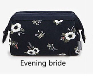 VOGVIGO Women Travel Day Clutches Zipper Trunk Makeup Case Handbags Organizer Storage Pouch Toiletry Wash Bag Ladies Hand Bags: evening bride